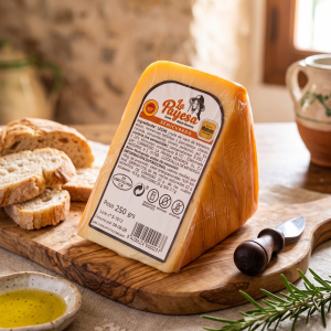 cuña de queso semicurado la payesa con denominación de origen mahón menorca