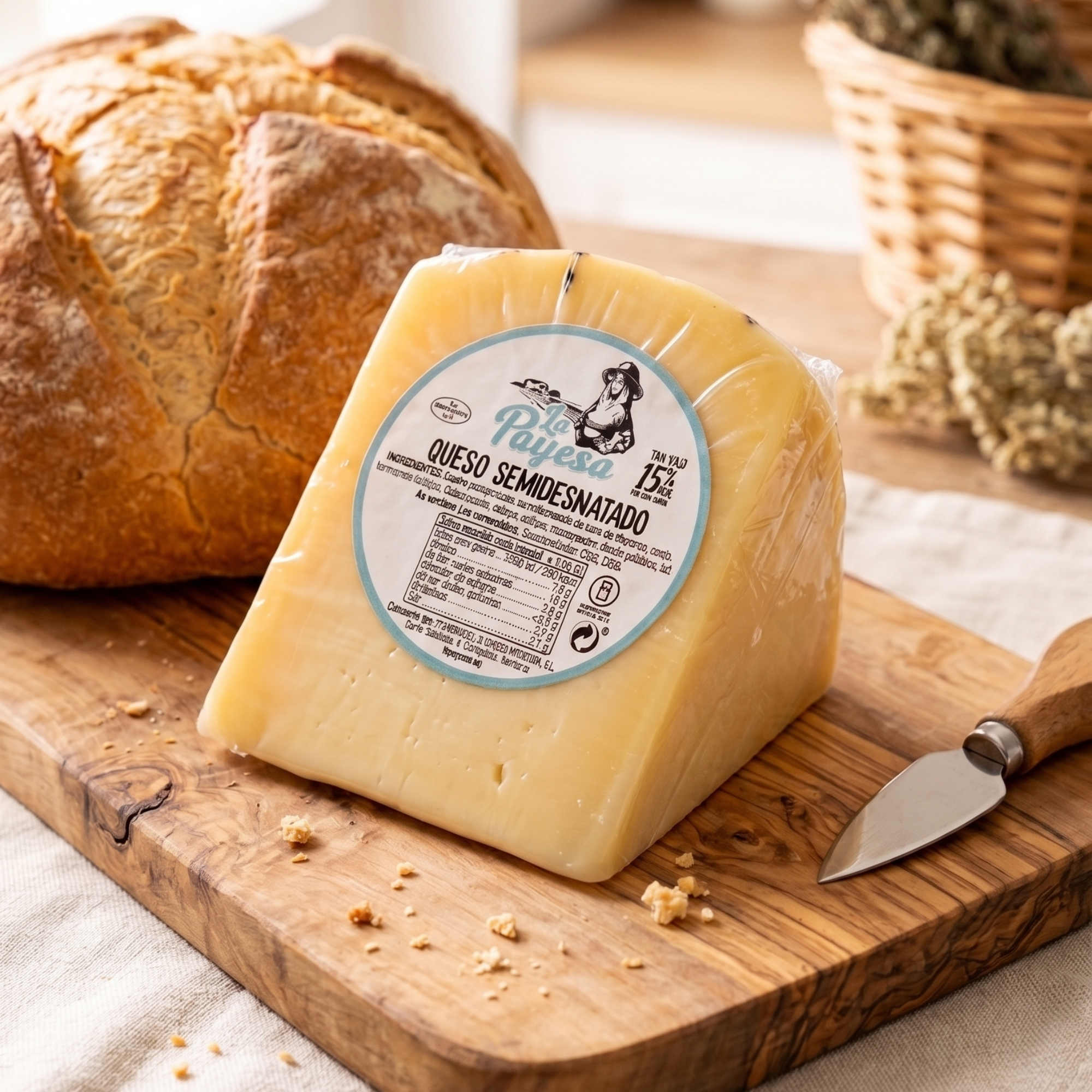 cuña queso de régimen la payesa cuña queso de régimen la payesa